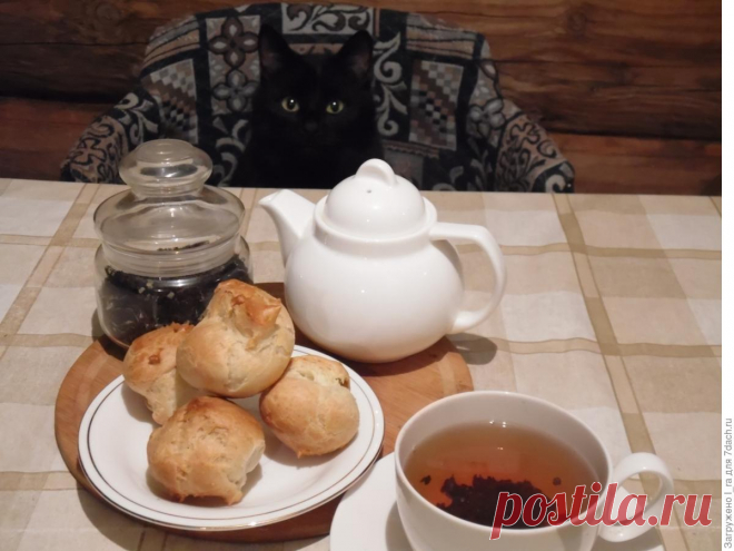 Профитроли из заварного теста на подсолнечном масле