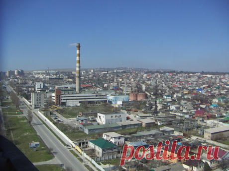 Южный район города.