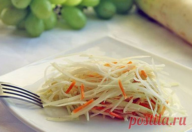 Салат из редьки дайкон по-корейски