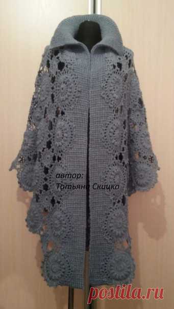 Как хорошо уметь вязать: Оригинальное легкое пальто