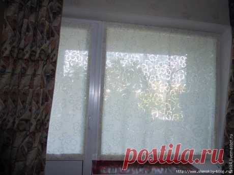 Изготавливаем оконные шторки на липучках своими руками!