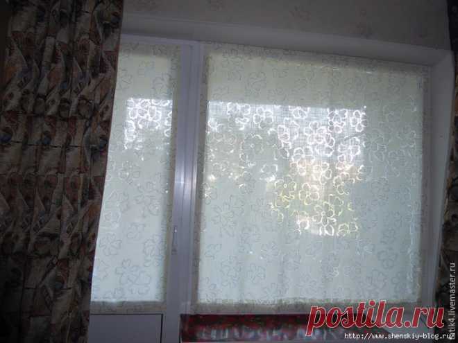 Изготавливаем оконные шторки на липучках своими руками!