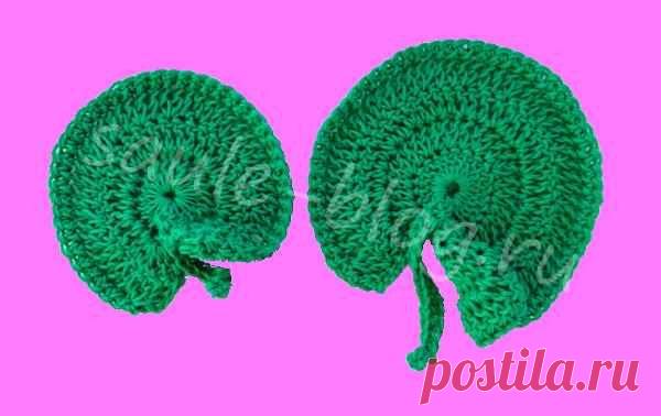 Листья-лепестки крючком — красиво, легко и удобно!