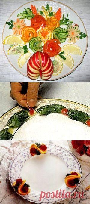 УКРАШЕНИЕ  БЛЮД: