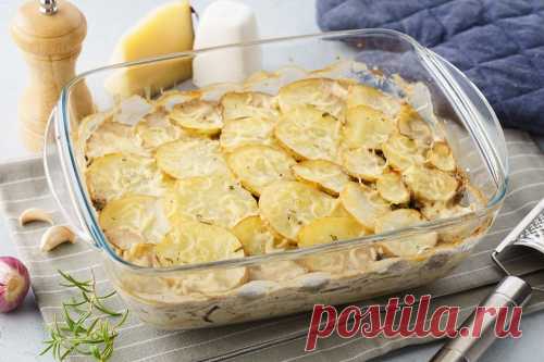 Картофельный гратен с грибами: рецепт пошаговый с фото | Меню недели