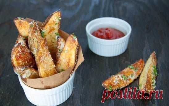 Как приготовить запеченные картофельные дольки. - рецепт, ингридиенты и фотографии