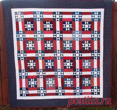 Ohio Stars and Rails Quilt | FaveQuilts.com