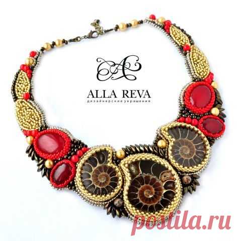 Колье "Богиня огня" | biser.info - всё о бисере и бисерном творчестве