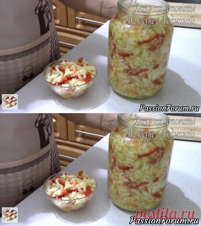 Маринованная капуста со сладким перцем и чесноком - запись пользователя Легко приготовить! (Людмила) в сообществе Болталка в категории Кулинария