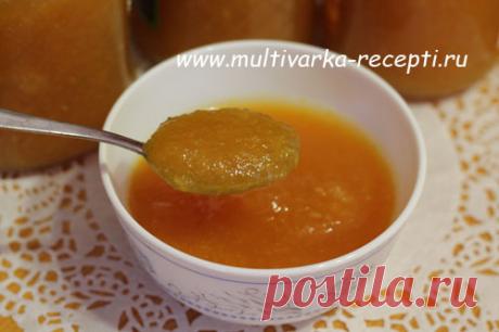 Яблочное повидло с апельсинами в мультиварке