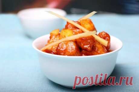 Для праздничного стола! Свинина с ананасами кисло-сладкая — Фактор Вкуса