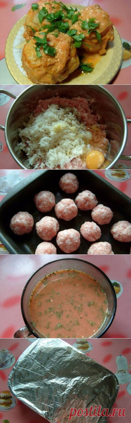 Ёжики из фарша с рисом  / Простые рецепты