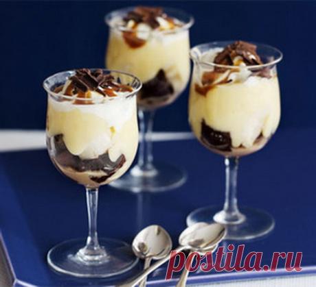 Рецепт бананового десерта с Бейлис