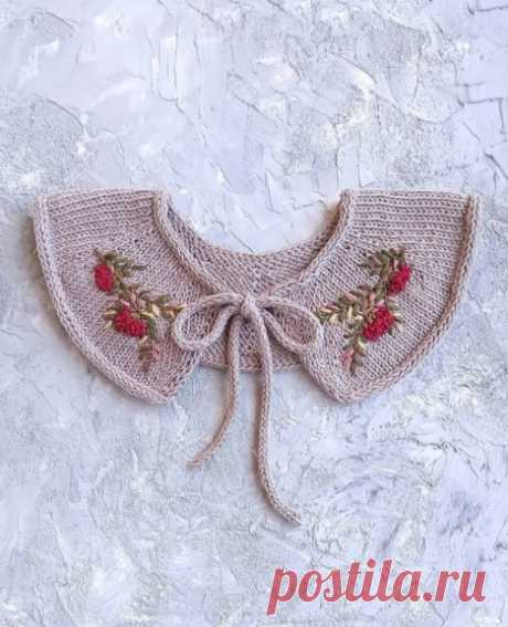 Воротничок от https://www.instagram.com/lovalis.knit/