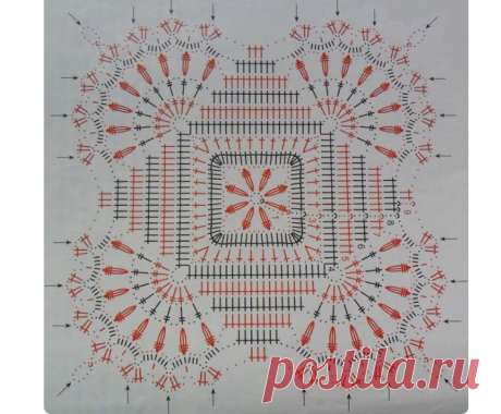 Красивые скатерти крючком: схемы, описания