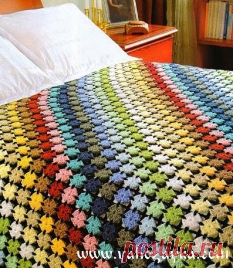 Плед из мотивов крючком. Для дома вязаный крючком плед Плед из мотивов крючком. Для дома вязаный крючком плед