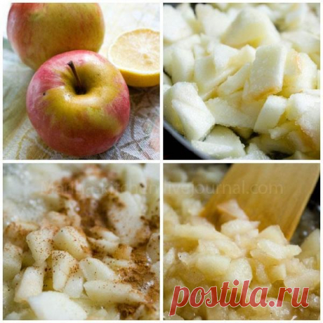Прекрасный завтрак:) Тонкие блинчики с пряной яблочной начинкой — Вкусные рецепты