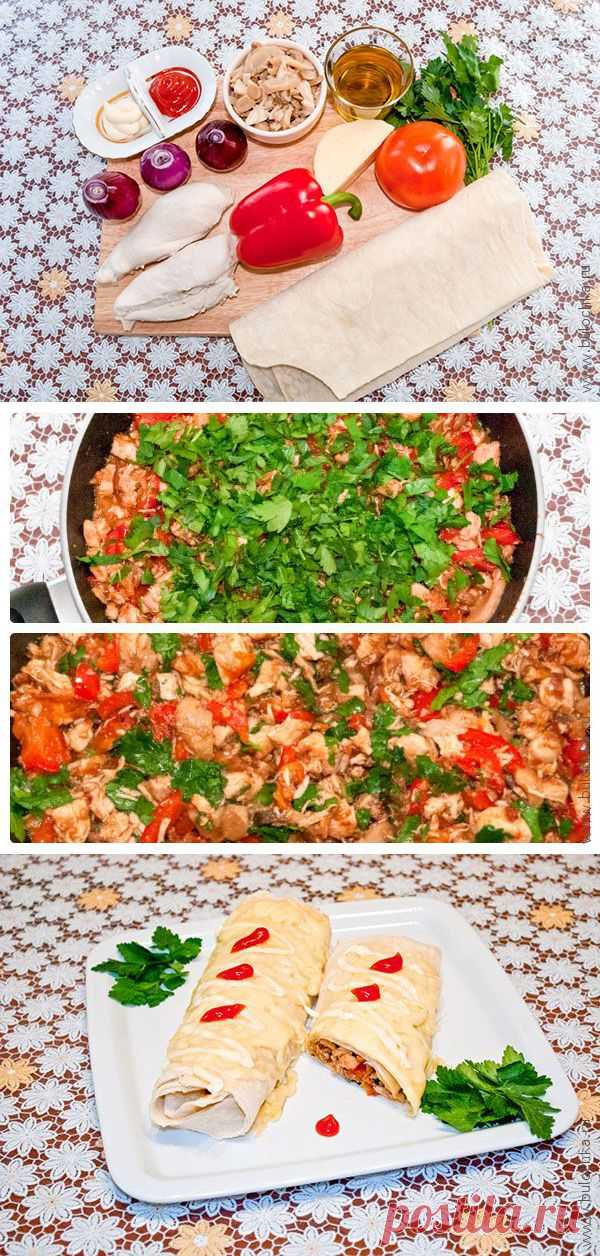 Бурито — рецепт мексиканского блюда | Булочка.ру — я люблю готовить!