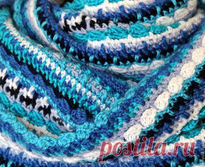 Купить Шарф-снуд-мёбиус "Экспромт 6" - снуд, шарф-снуд, вязаный снуд