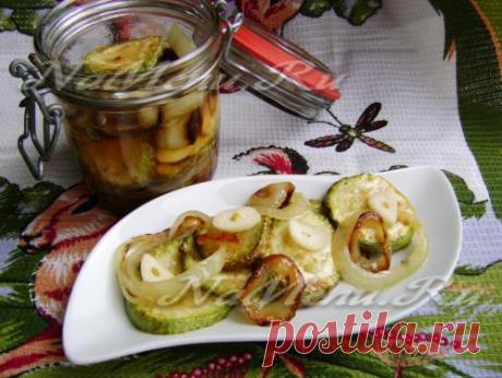 Жареные кабачки на зиму без стерилизации - рецепт с фото