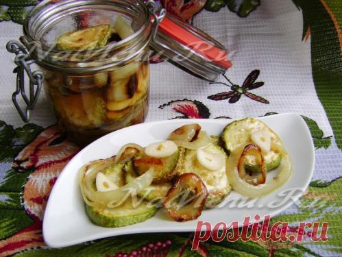 Жареные кабачки на зиму без стерилизации - рецепт с фото