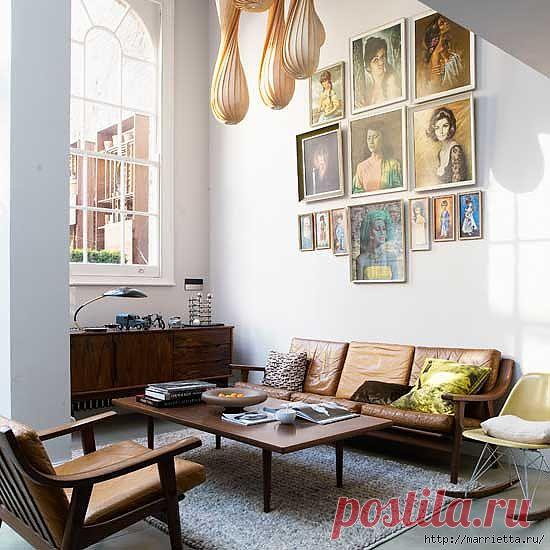 Картины и панно в интерьере. Несколько планов для размещения на стене.