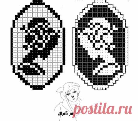 Камея вышивка )) / Схемы / Бусинка