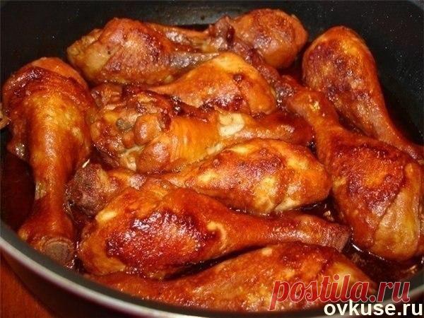 На новогодний стол - куриные ножки в медовом соусе. Без маринования - Простые рецепты Овкусе.ру