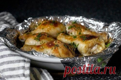 Куриные ножки, запеченные со сливками / Изысканные кулинарные рецепты