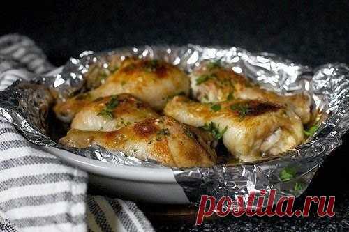 Куриные ножки, запеченные со сливками / Изысканные кулинарные рецепты