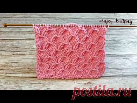 ШИКАРНЫЙ УЗОР Спицами | How to knit New knitting design/pattern