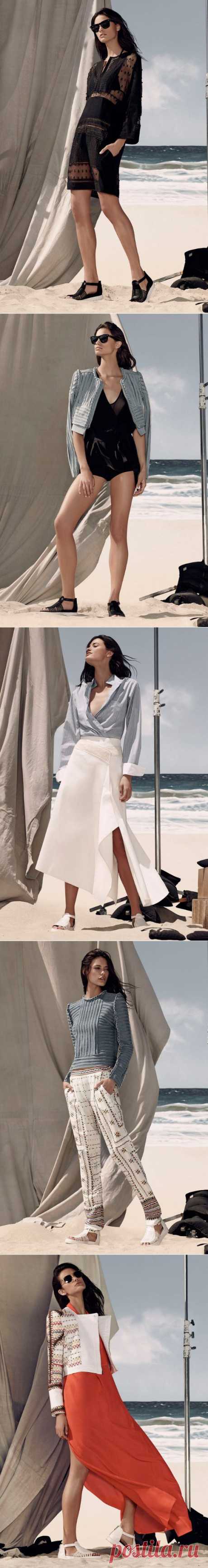Лукбук курортной коллекции BCBG Max Azria 2015.