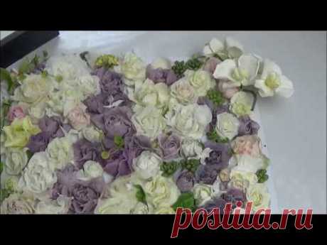 Сиреневый  приглушенный цвет для Розы. МК от Риты :))