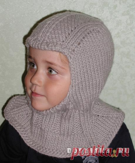 Шапка-шлем для мальчика.