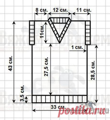 Безрукавка для мальчика спицами