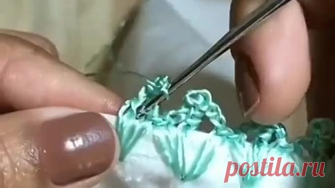 Обвязка края изделия