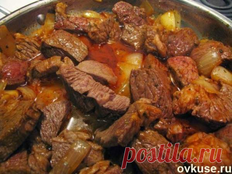 Вкусный, домашний гуляш - Простые рецепты Овкусе.ру