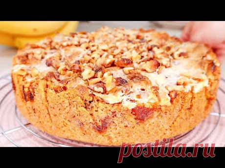 2 чашки овсянки и 2 яблока. Такого вкусного торта вы еще не ели
