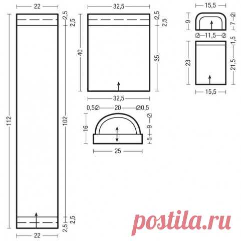 Рюкзак в рустикальном стиле