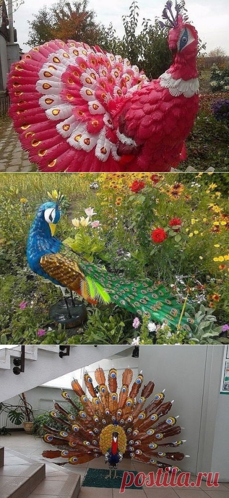 Невероятно...эта красота из пластиковых бутылок!