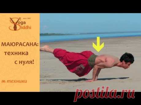Маюрасана: техника с нуля!