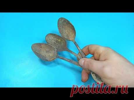 НИКОГДА НЕ ВЫБРАСЫВАЙ старые ЛОЖКИ!  СУПЕР ИДЕЯ в домашней мастерской! AMAZING DIY WORKSHOP. - YouTube
