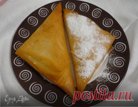 Как приготовить Слоёные треугольники из теста фило Пошаговый рецепт с ингредиентами и фото