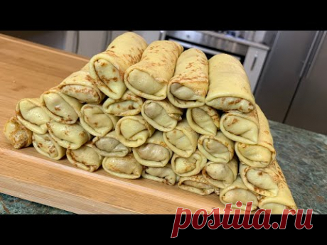 Нежнейше блинчики с куриным фаршем тают во рту!!!