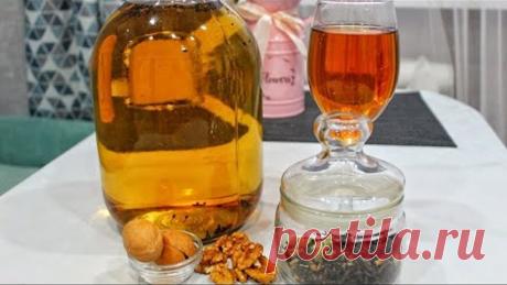 Домашний Коньяк из Орехов за 4 часа. Очень простой рецепт.