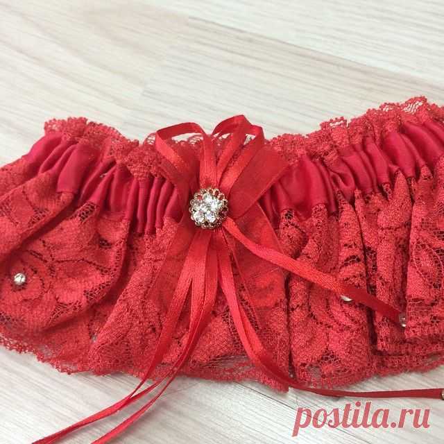 Кружевная подвязка, ручная работа (дизайнер Т.Ломакина)🌸🌸🌸🌸🌸цена 500 р.