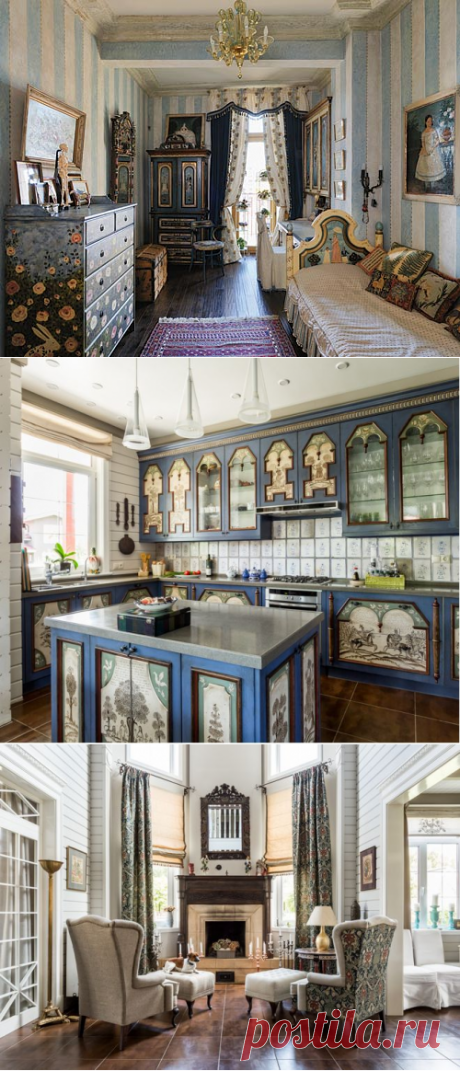 Дом Анастасии Немоляевой в стиле русской дворянской усадьбы