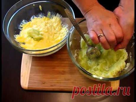Оладушки с кабачком и творогом