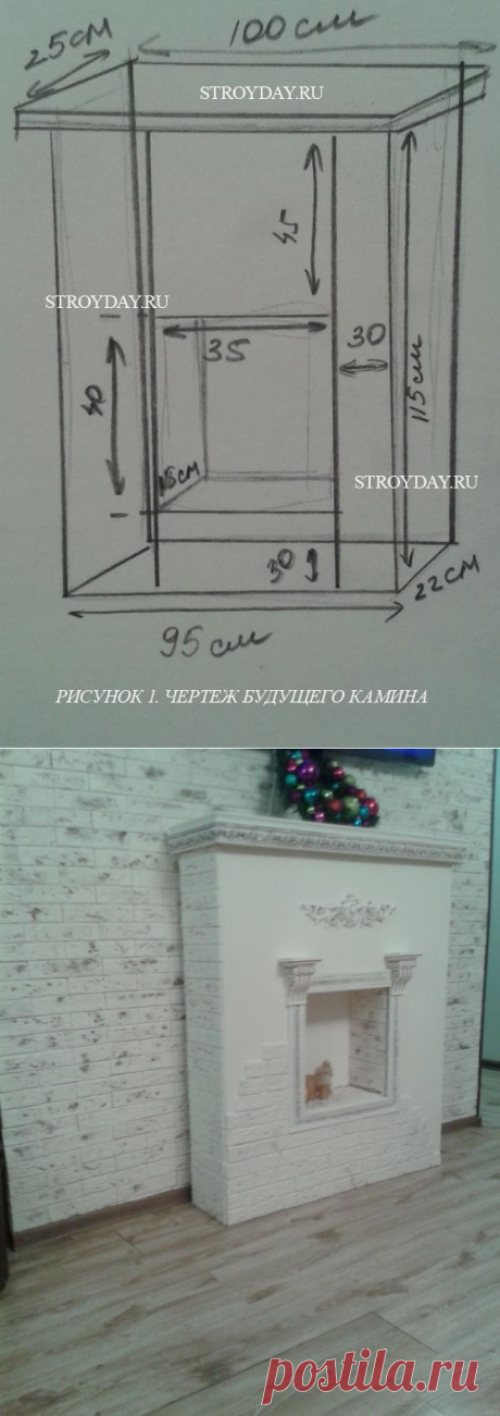 Декоративный камин своими руками — Сделай сам, идеи для творчества - DIY Ideas