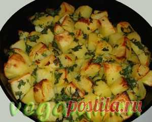 Картофель с чесноком | Вегетарианские рецепты